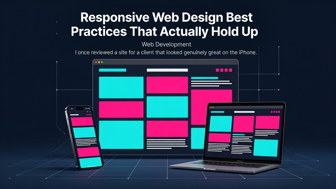 Responsive Web Design Best Practices That Actually Hold Up