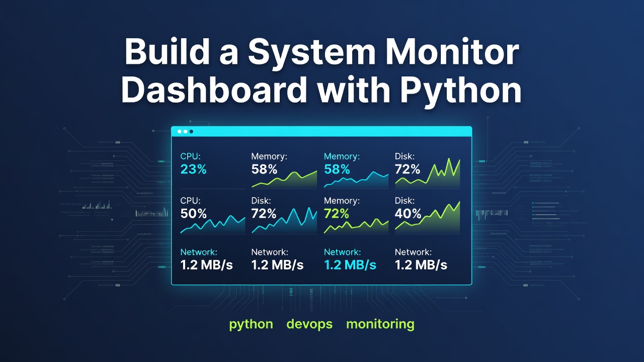 Build a System Monitor Dashboard with Python
