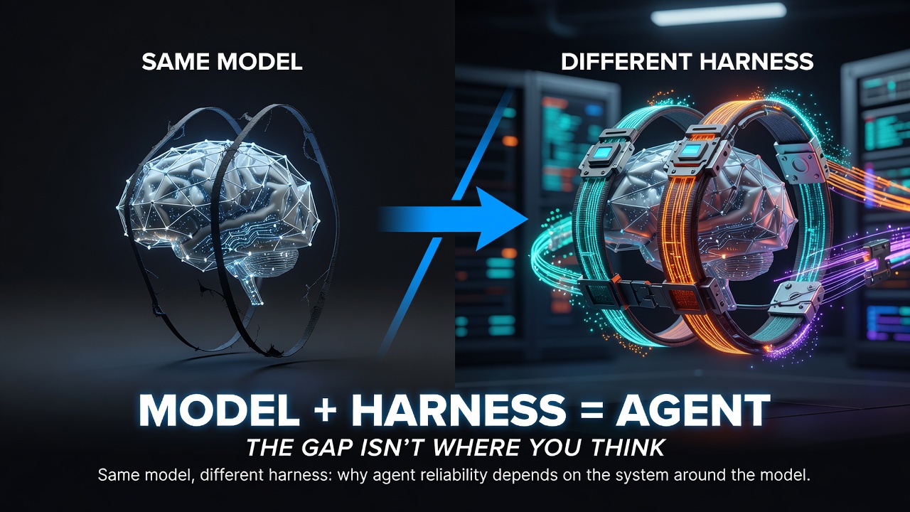 Model + Harness = Agent: The Gap Isn’t Where You Think