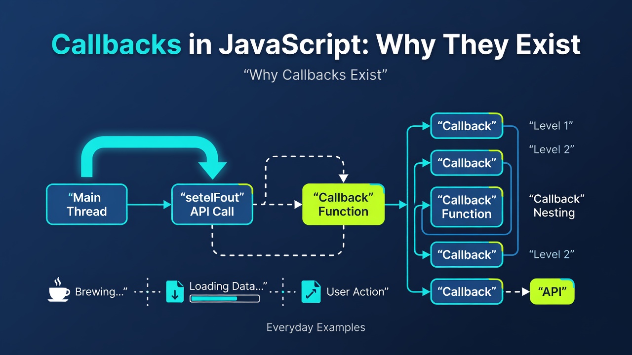 Callbacks in JavaScript: Why They Exist