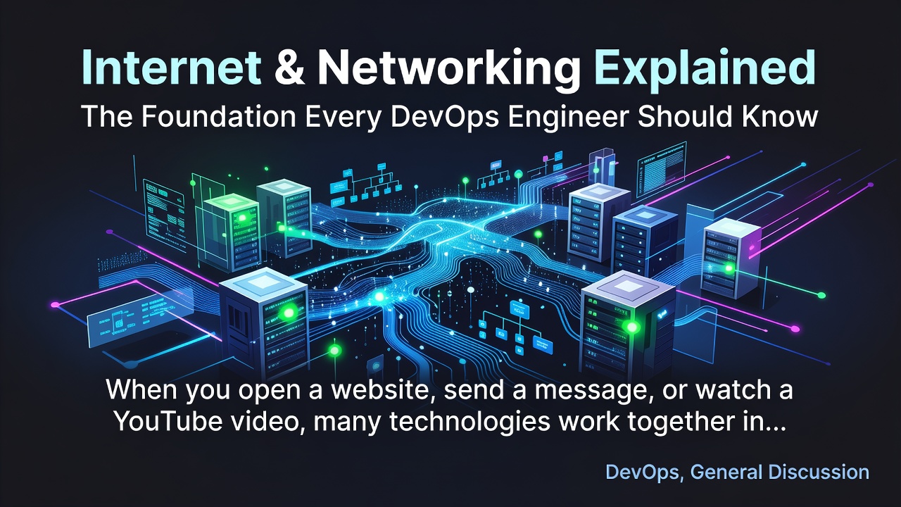 Internet & Networking Explained, The Foundation Every DevOps Engineer Should Know.