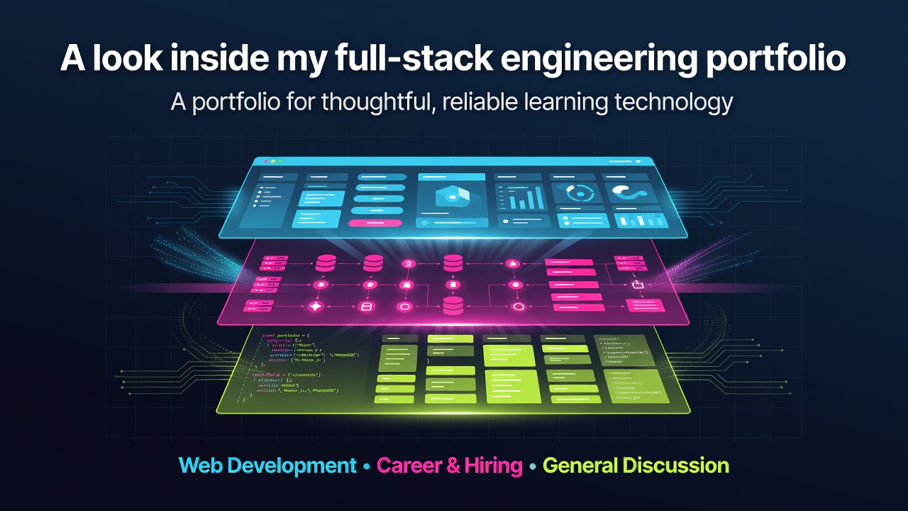 A look inside my full-stack engineering portfolio