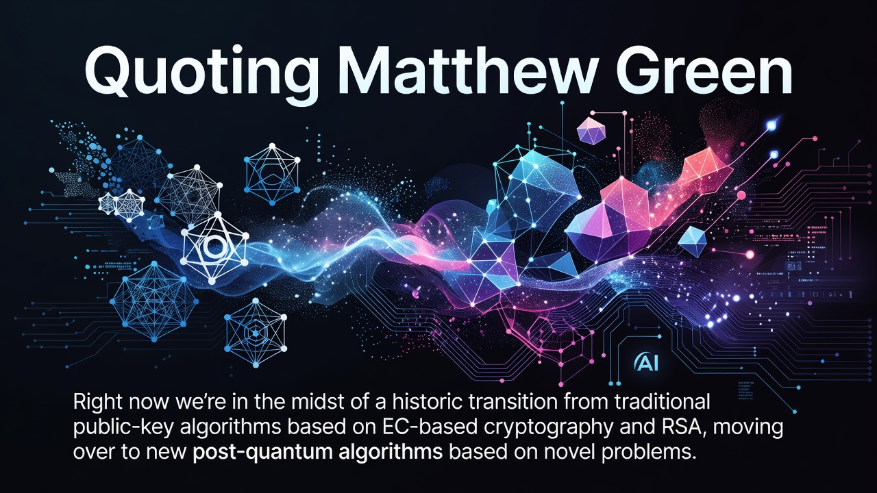 Quoting Matthew Green