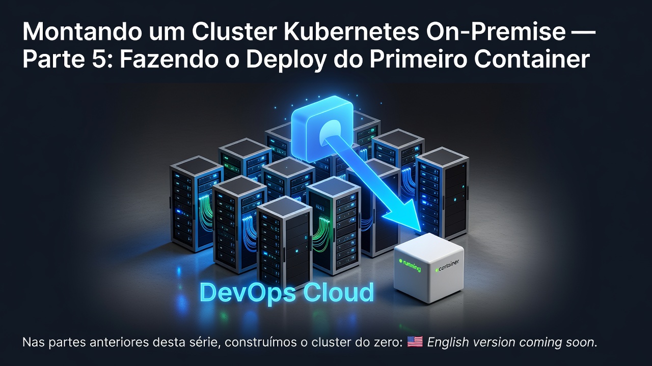 Montando um Cluster Kubernetes On-Premise — Parte 5: Fazendo o Deploy do Primeiro Container