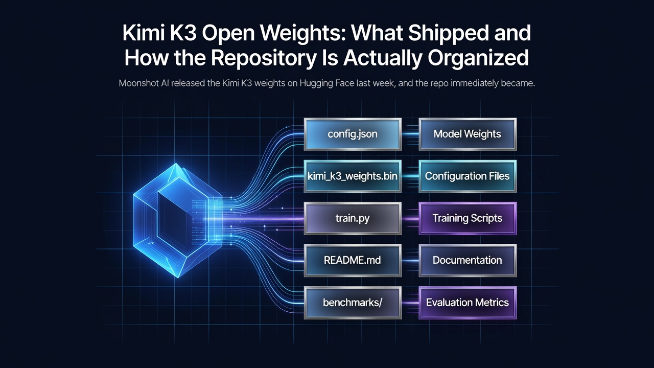 Kimi K3 Open Weights: What Shipped and How the Repository Is Actually Organized