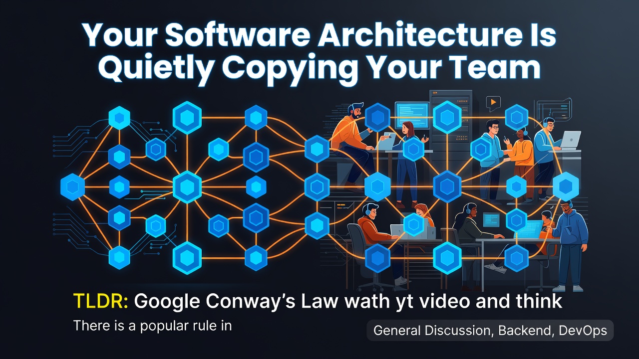 Your Software Architecture Is Quietly Copying Your Team