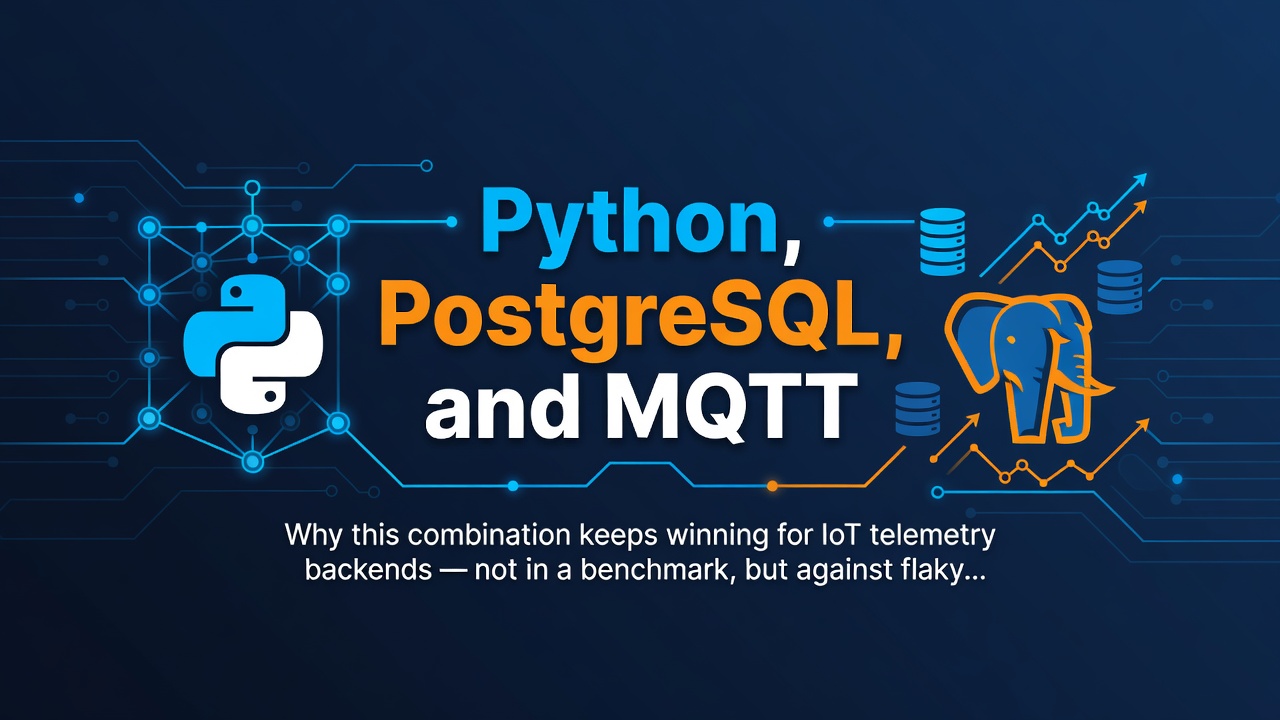 Python, PostgreSQL, and MQTT