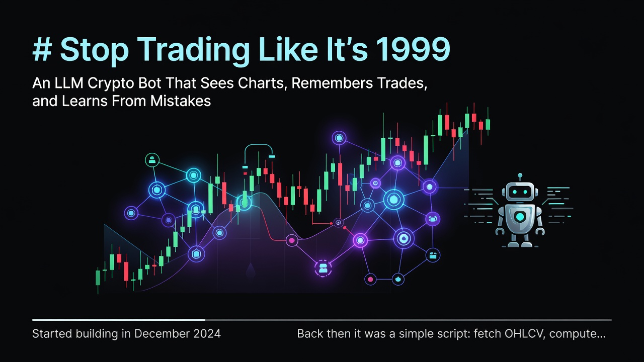 # Stop Trading Like It's 1999 — An LLM Crypto Bot That Sees Charts, Remembers Trades, and Learns From Mistakes