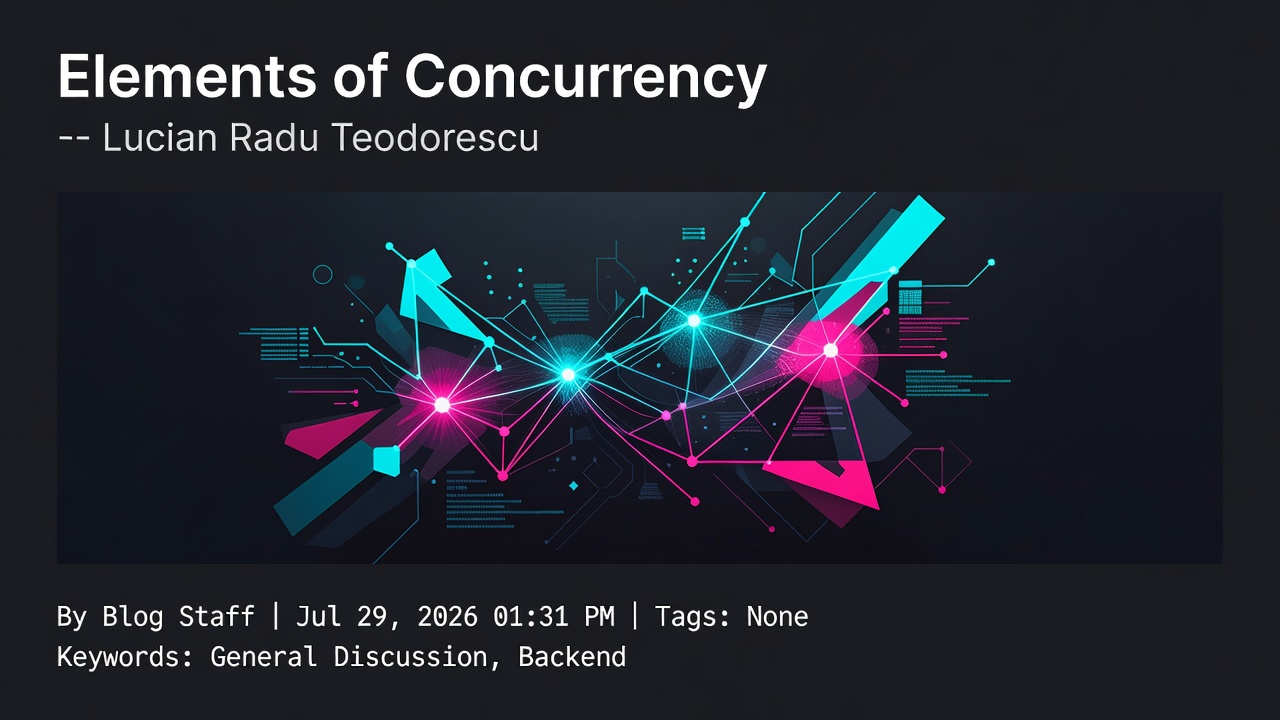 Elements of Concurrency -- Lucian Radu Teodorescu