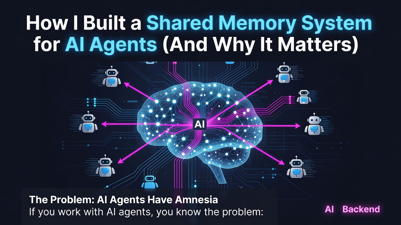 How I Built a Shared Memory System for AI Agents (And Why It Matters)