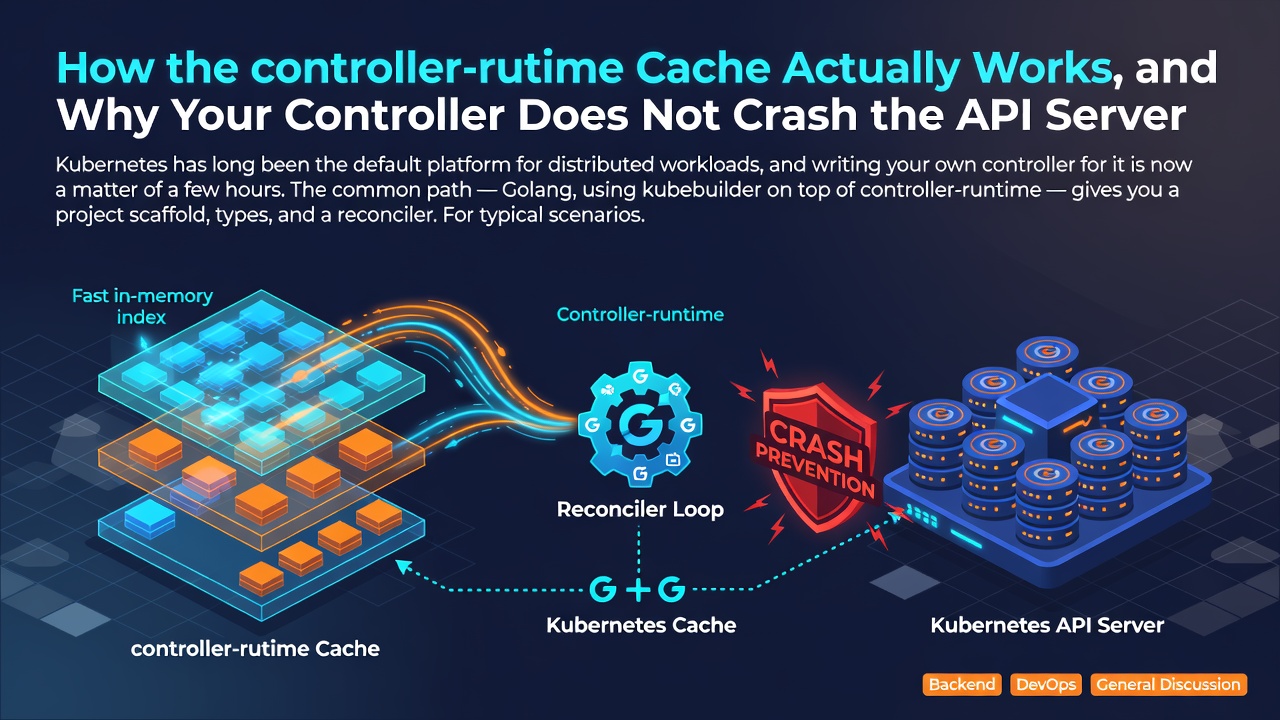 How the controller-runtime Cache Actually Works, and Why Your Controller Does Not Crash the API Server