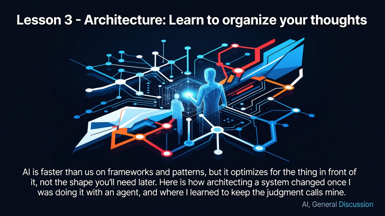 Lesson 3 - Architecture: Learn to organize your thoughts