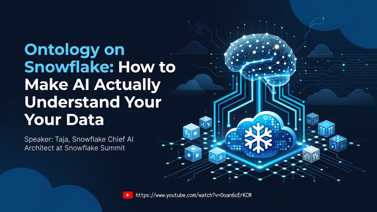 Ontology on Snowflake: How to Make AI Actually Understand Your Data