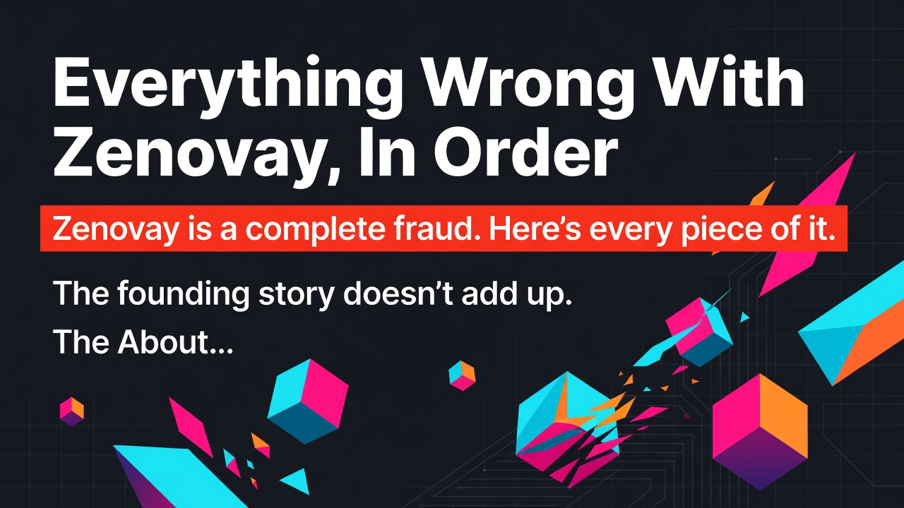 Everything Wrong With Zenovay, In Order