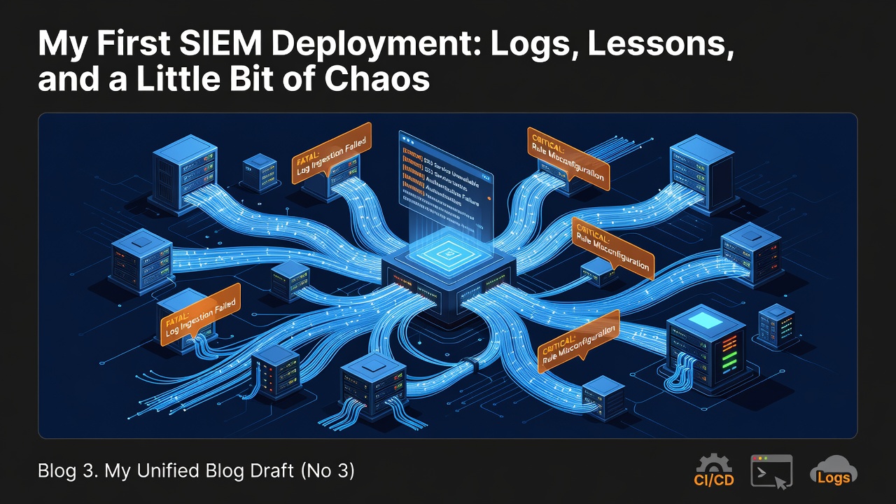 My First SIEM Deployment: Logs, Lessons, and a Little Bit of Chaos