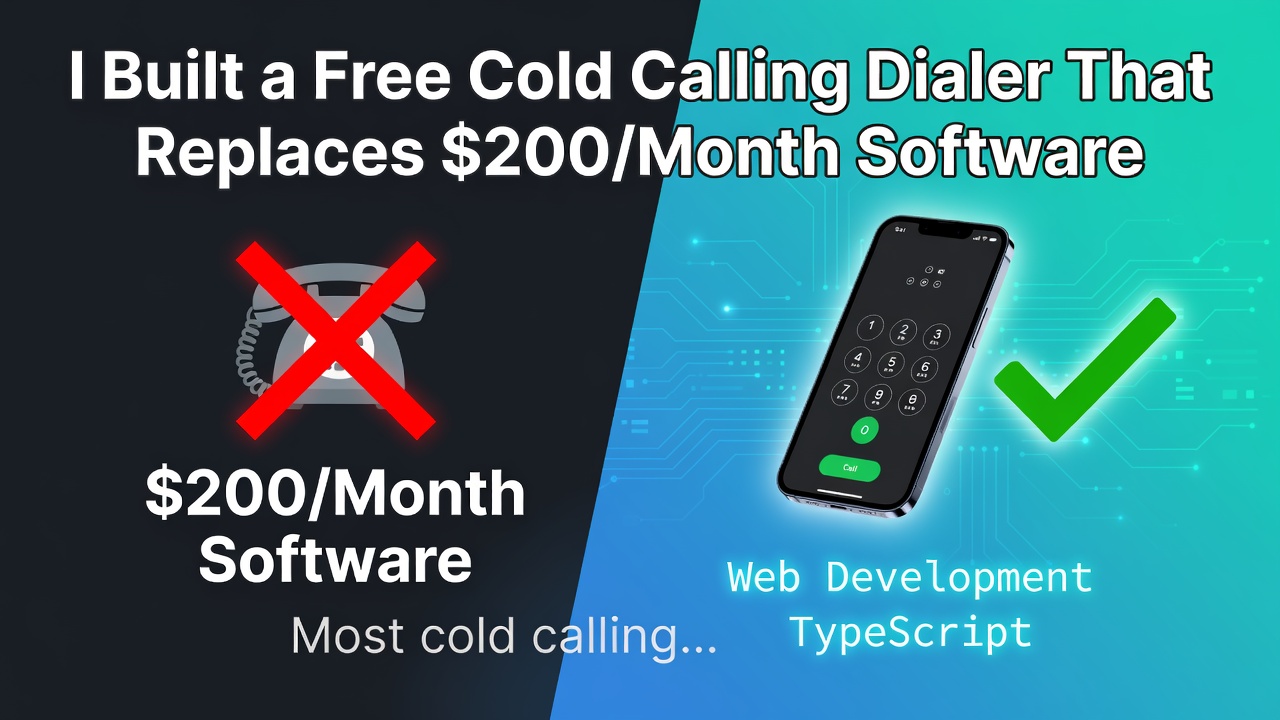 I Built a Free Cold Calling Dialer That Replaces $200/Month Software