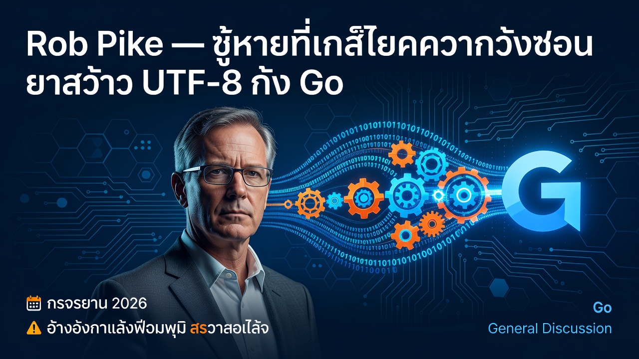 Rob Pike — ผู้ชายที่เกลียดความซับซ้อน และสร้าง UTF-8 กับ Go