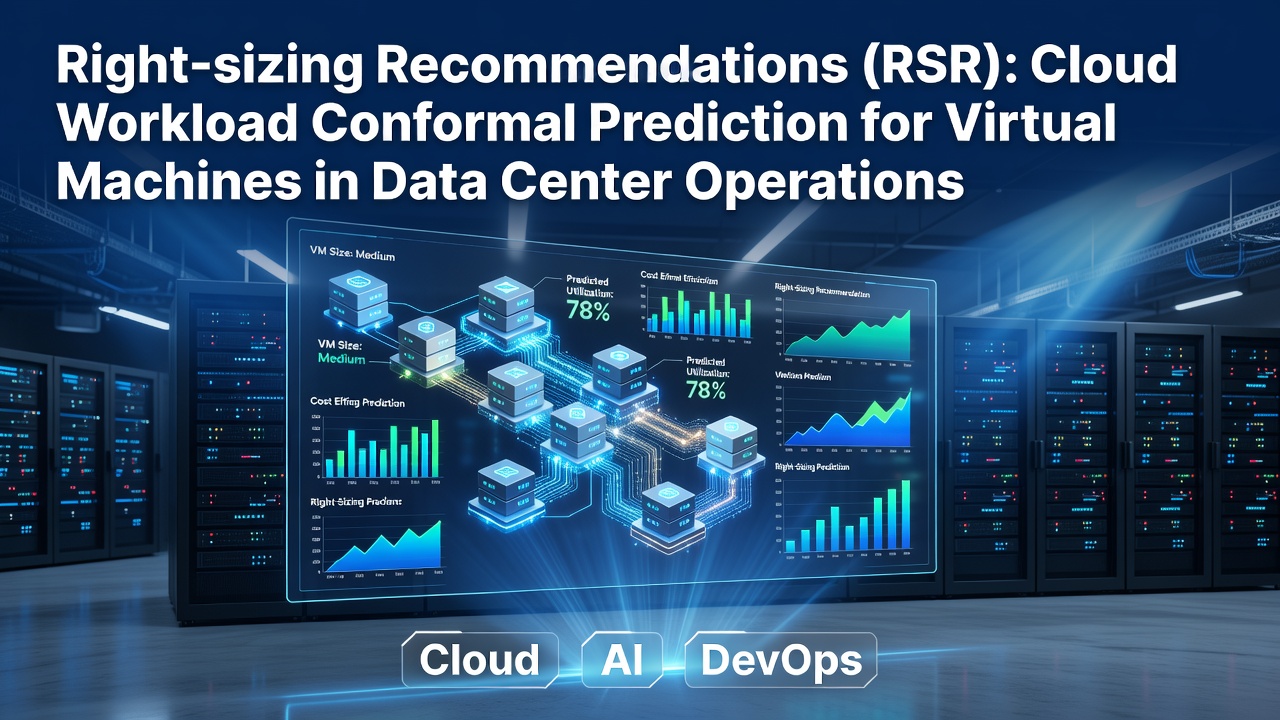 Right-sizing Recommendations (RSR): Cloud Workload Conformal Prediction for Virtual Machines in Data Center Operations