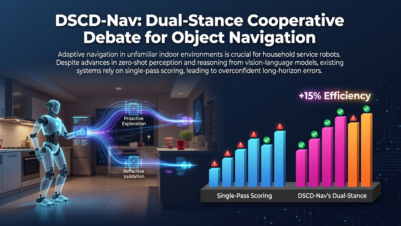 DSCD-Nav: Dual-Stance Cooperative Debate for Object Navigation