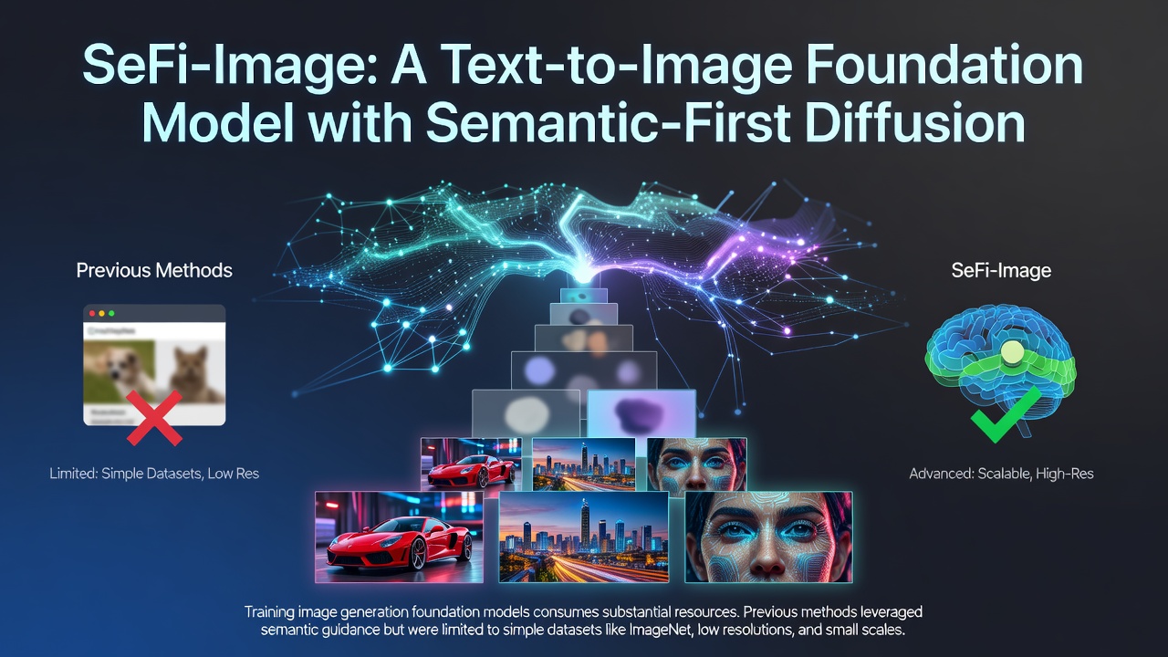 SeFi-Image: A Text-to-Image Foundation Model with Semantic-First Diffusion