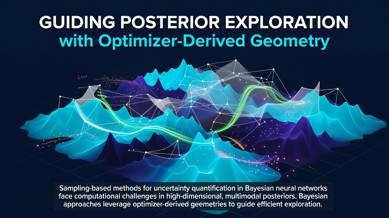 Guiding Posterior Exploration with Optimizer-Derived Geometry