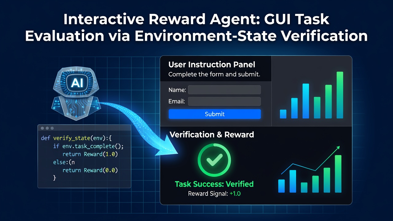 Interactive Reward Agent: GUI Task Evaluation via Environment-State Verification