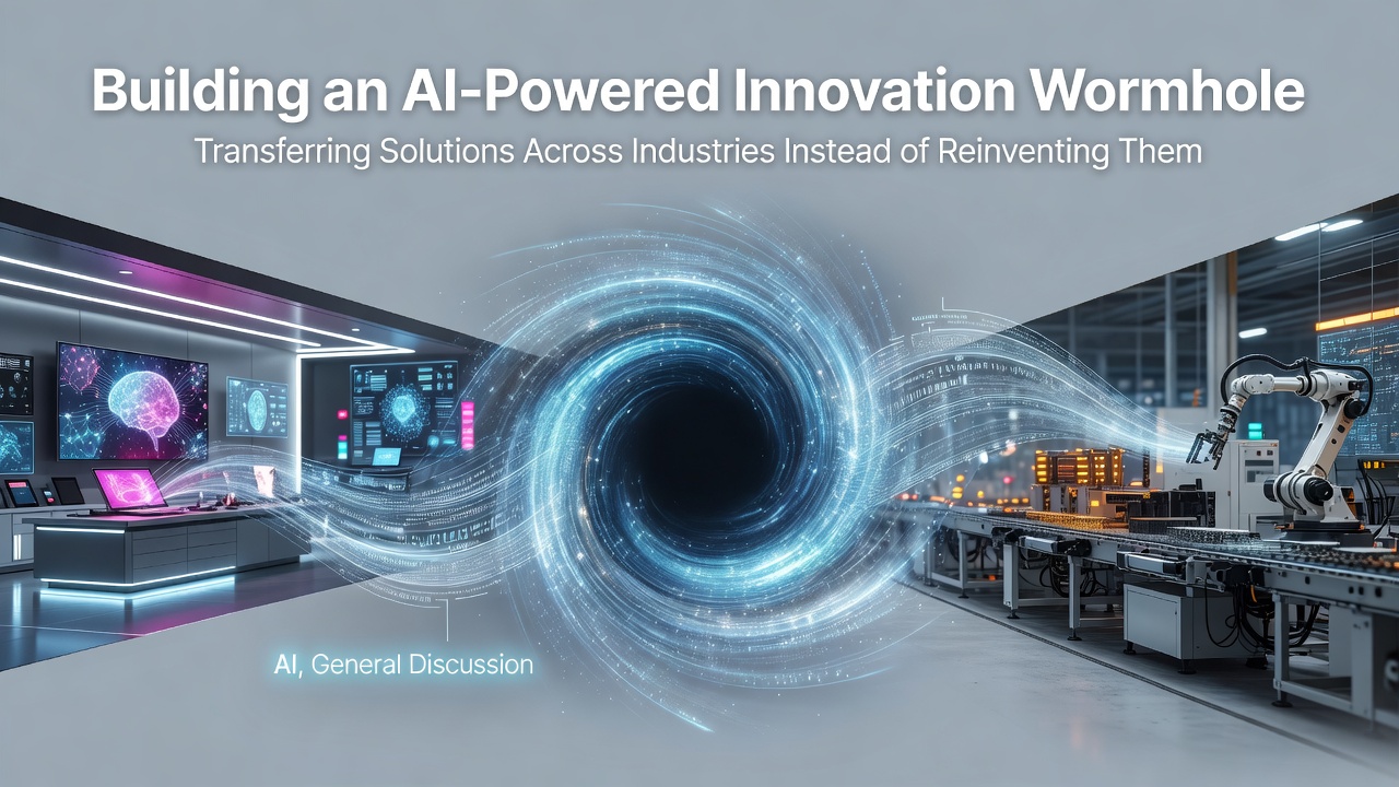 Building an AI-Powered Innovation Wormhole: Transferring Solutions Across Industries Instead of Reinventing Them