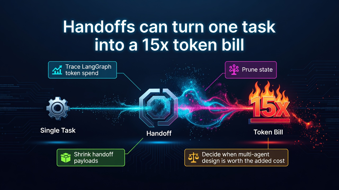 Handoffs can turn one task into a 15x token bill