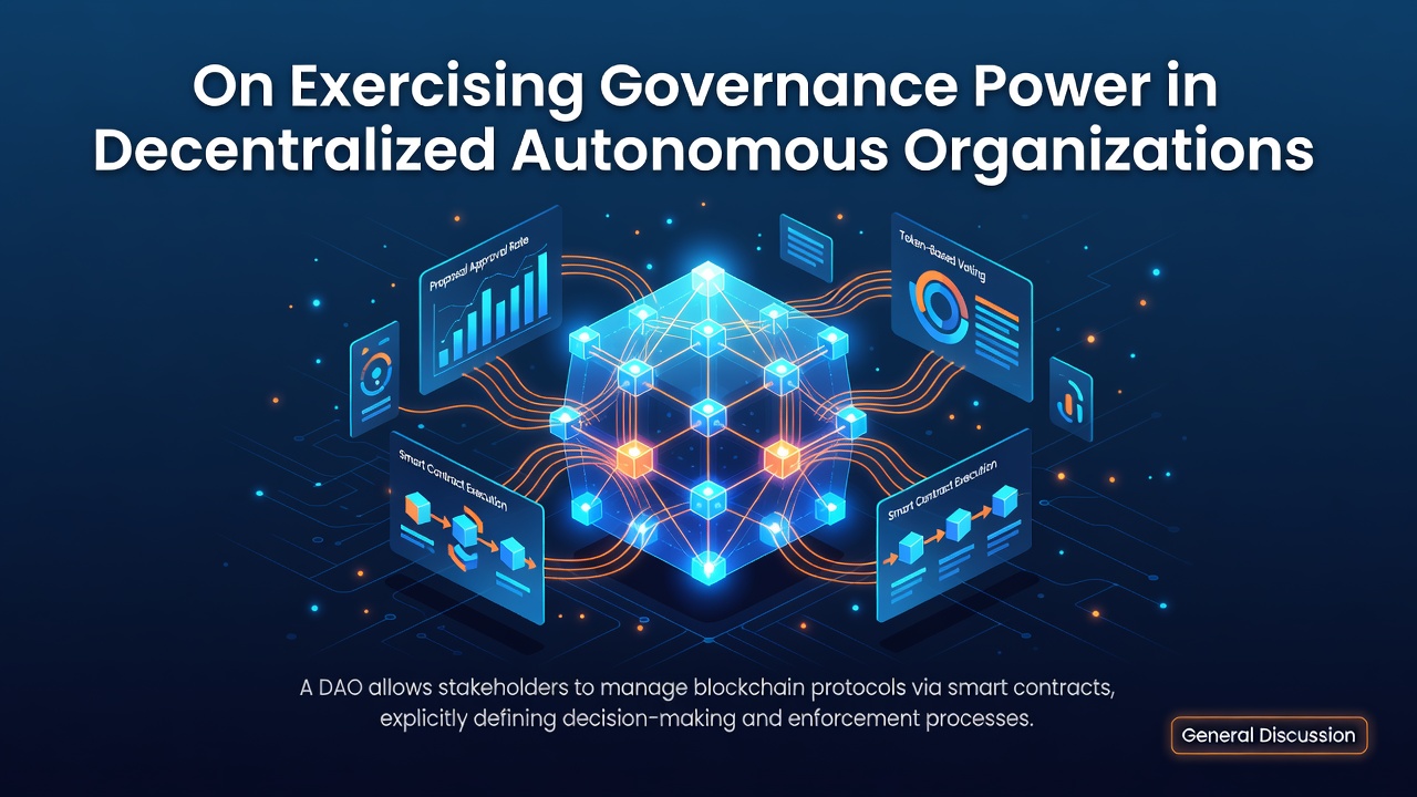 On Exercising Governance Power in Decentralized Autonomous Organizations