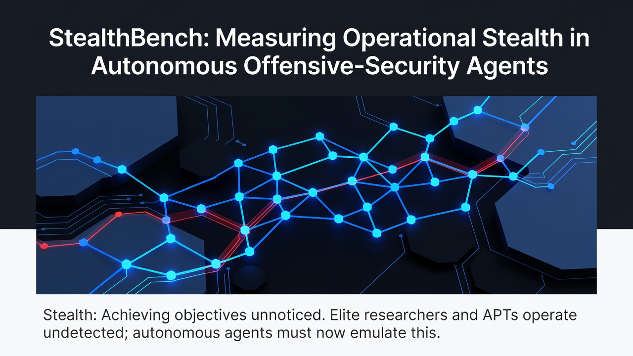 StealthBench: Measuring Operational Stealth in Autonomous Offensive-Security Agents