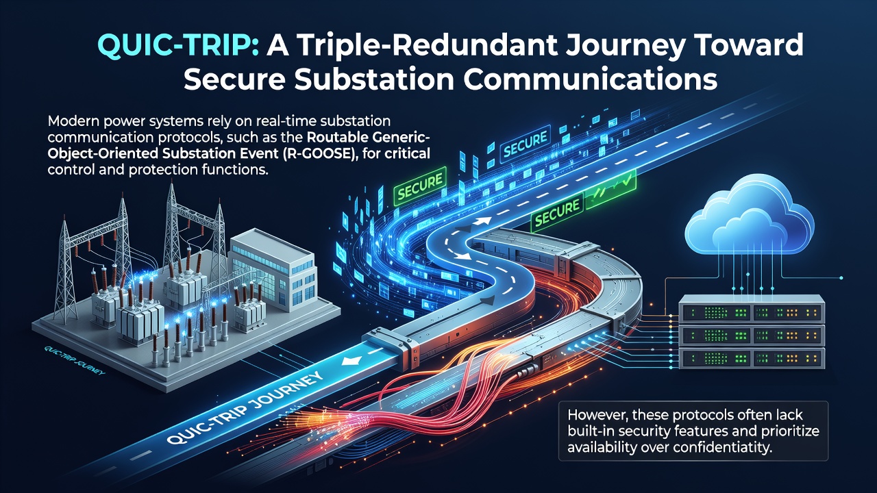 QUIC-TRIP: A Triple-Redundant Journey Toward Secure Substation Communications