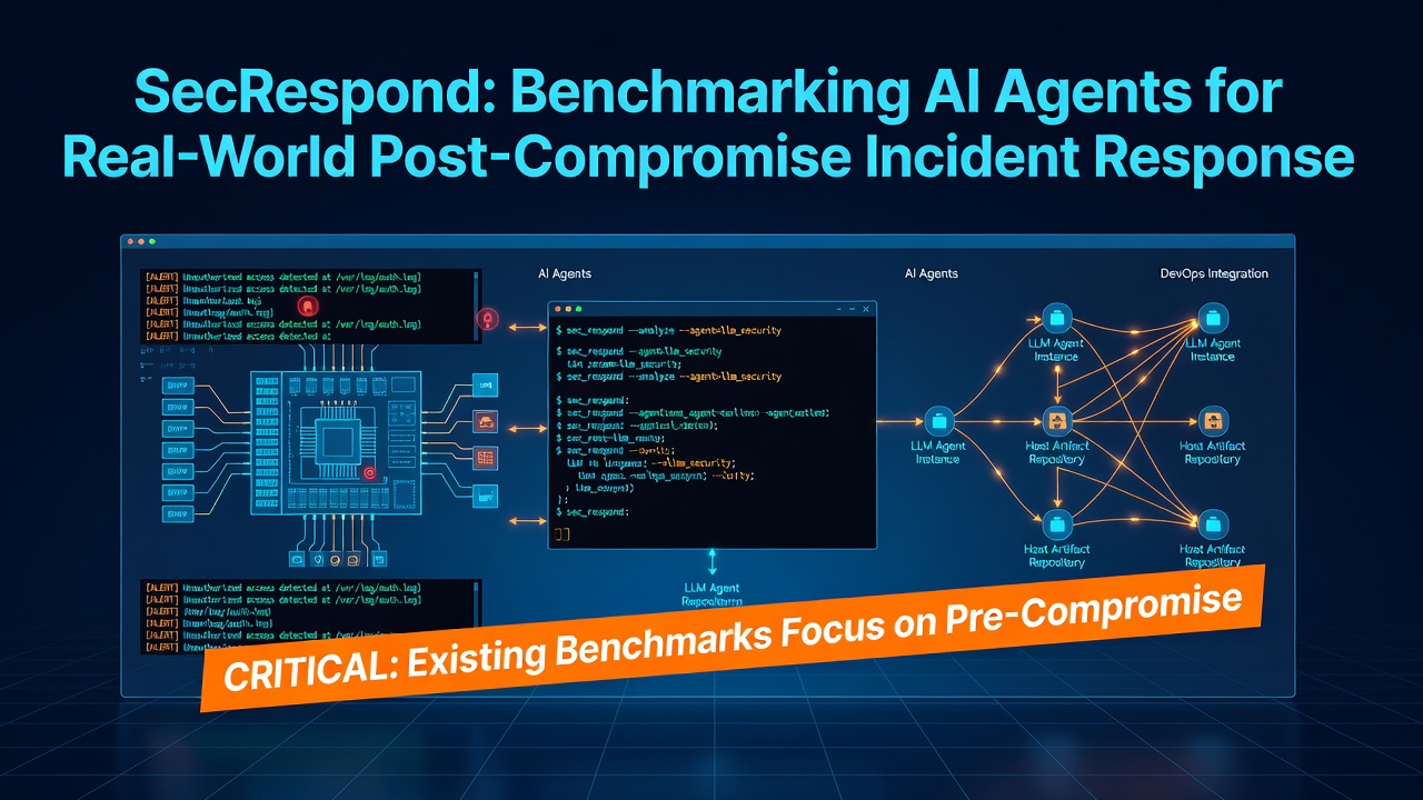 SecRespond: Benchmarking AI Agents for Real-World Post-Compromise Incident Response