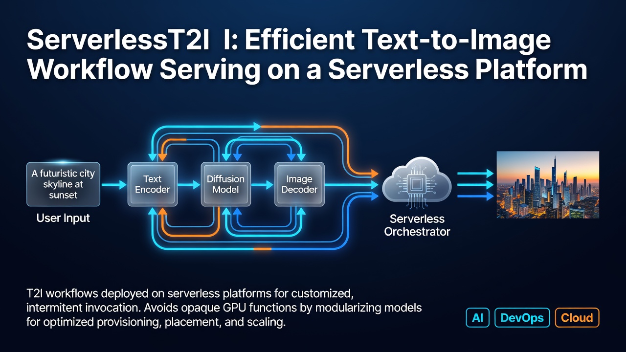 ServerlessT2I: Efficient Text-to-Image Workflow Serving on a Serverless Platform