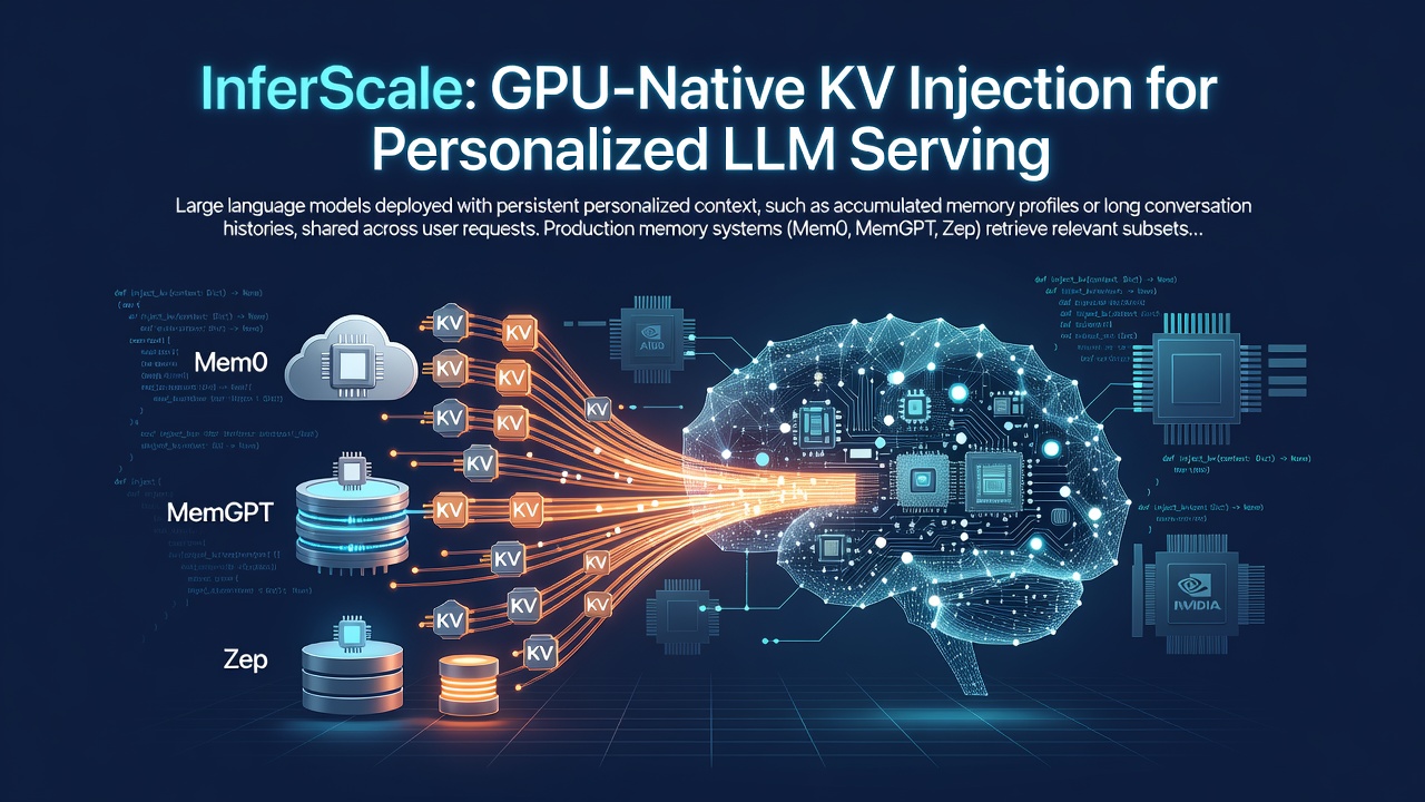 InferScale: GPU-Native KV Injection for Personalized LLM Serving