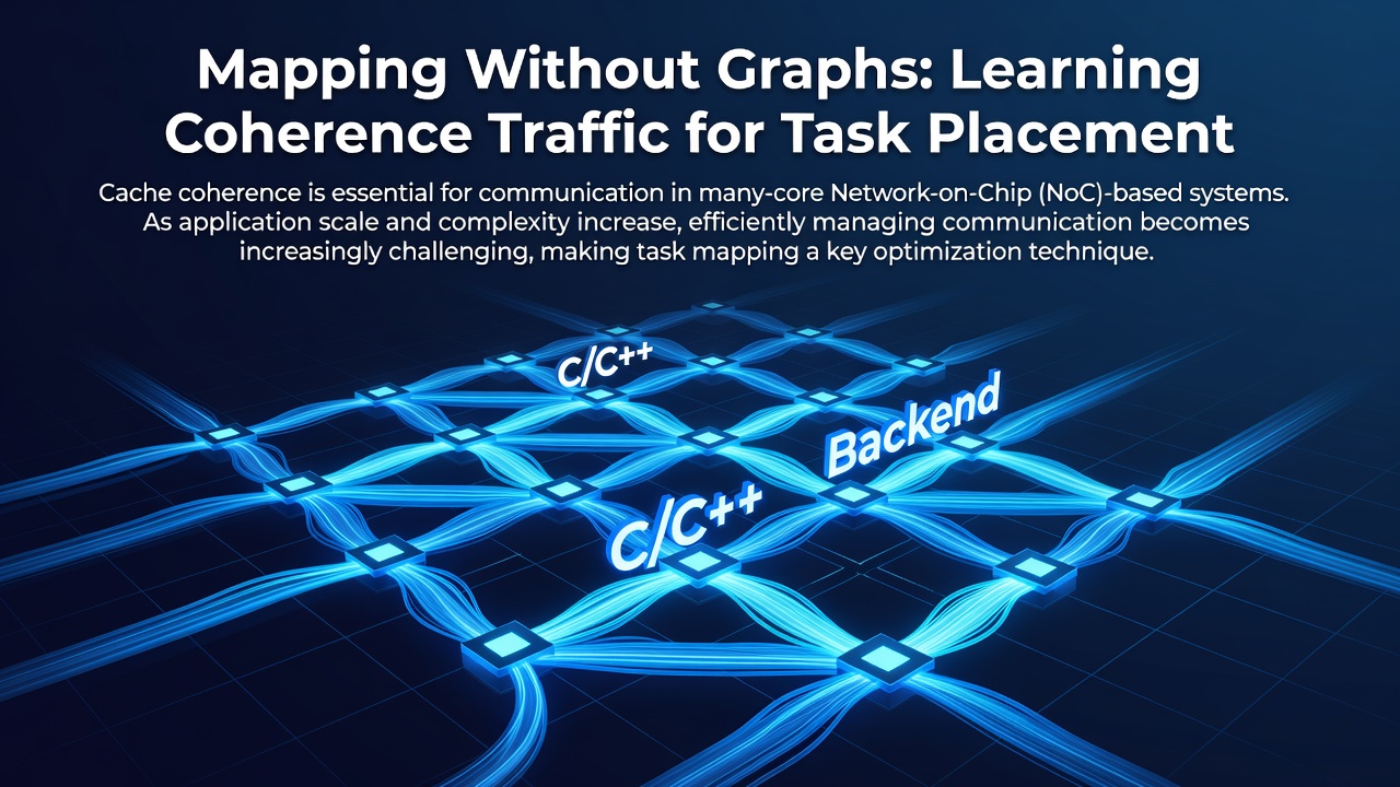 Mapping Without Graphs: Learning Coherence Traffic for Task Placement