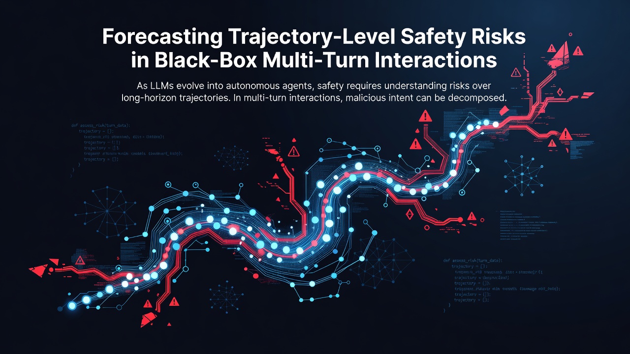 Forecasting Trajectory-Level Safety Risks in Black-Box Multi-Turn Interactions