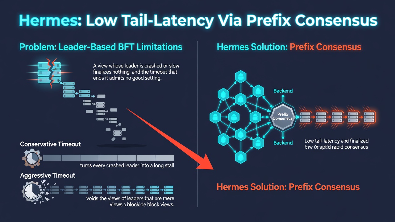 Hermes: Low Tail-Latency Via Prefix Consensus
