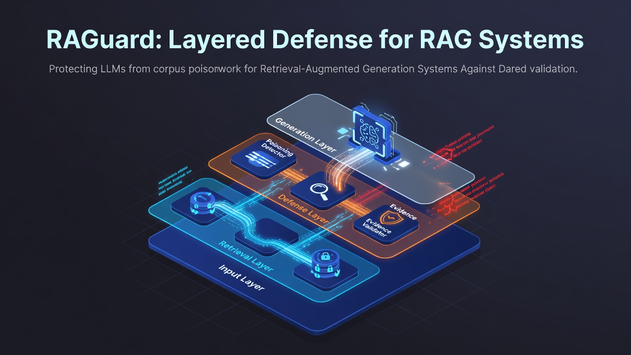 RAGuard: A Layered Defense Framework for Retrieval-Augmented Generation Systems Against Data Poisoning