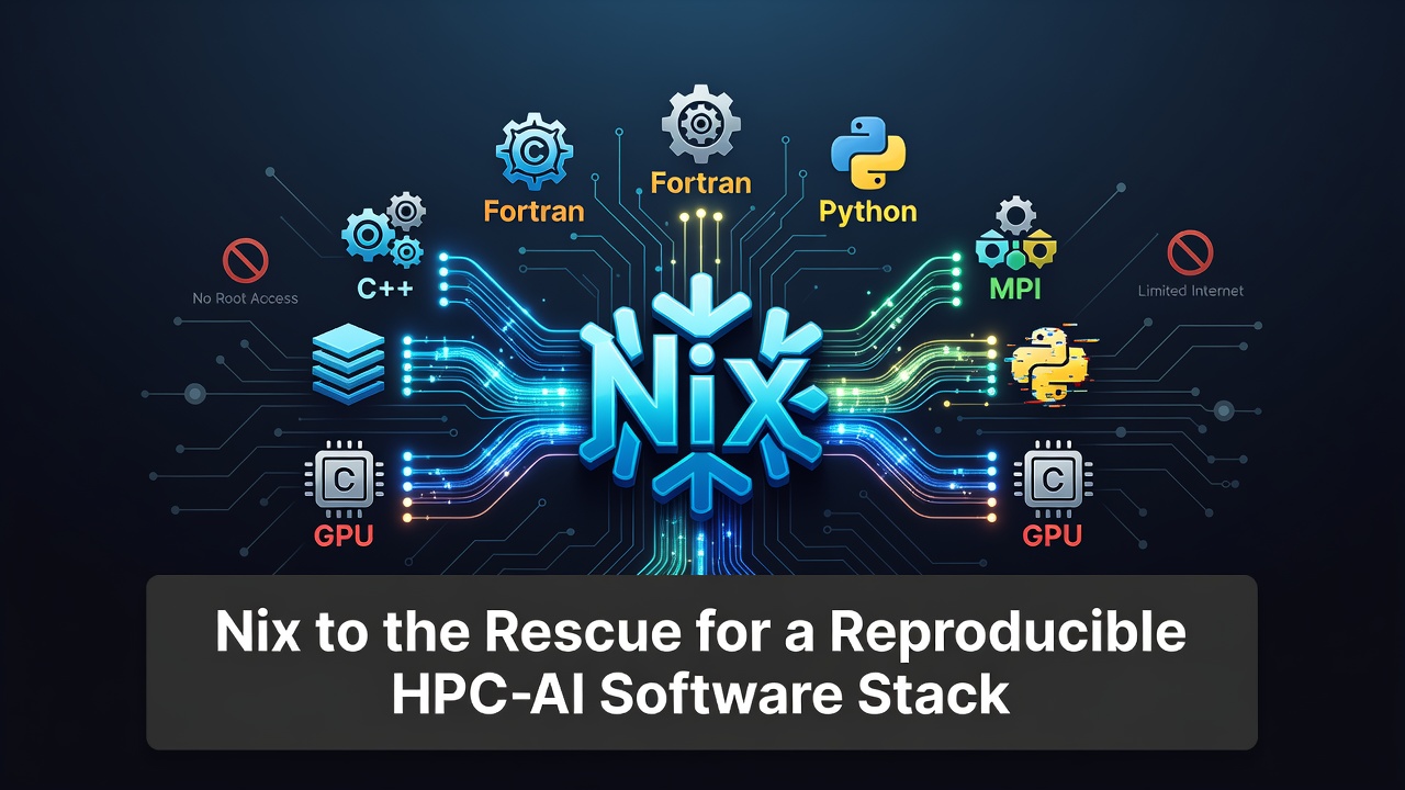 Nix to the Rescue for a Reproducible HPC-AI Software Stack