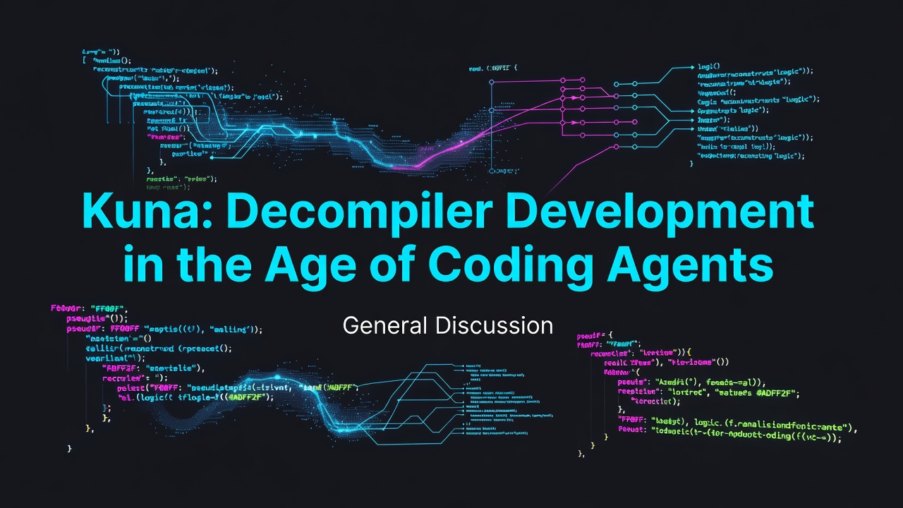 Kuna: Decompiler Development in the Age of Coding Agents
