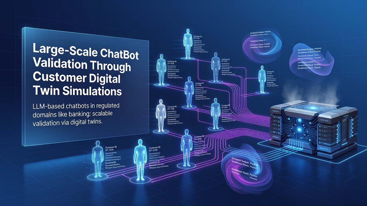 Large-Scale ChatBot Validation Through Customer Digital Twin Simulations