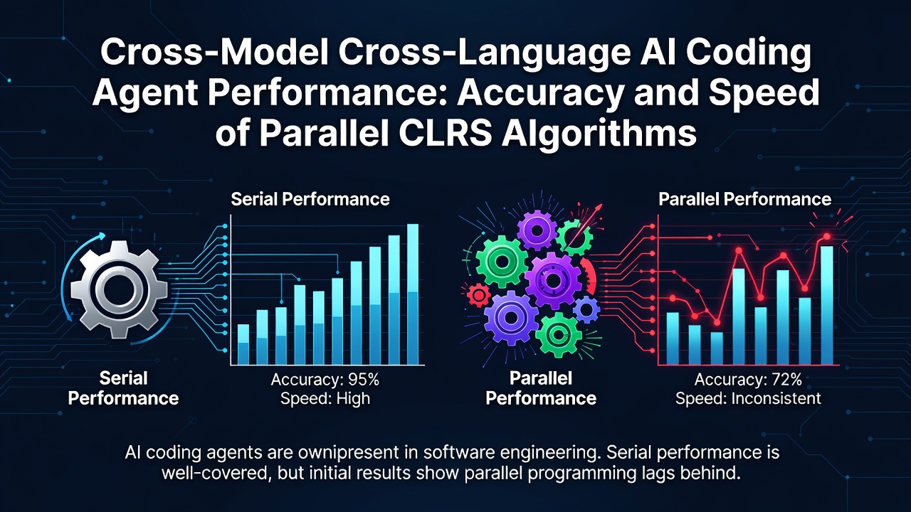 Cross-Model Cross-Language AI Coding Agent Performance: Accuracy and Speed of Parallel CLRS Algorithms