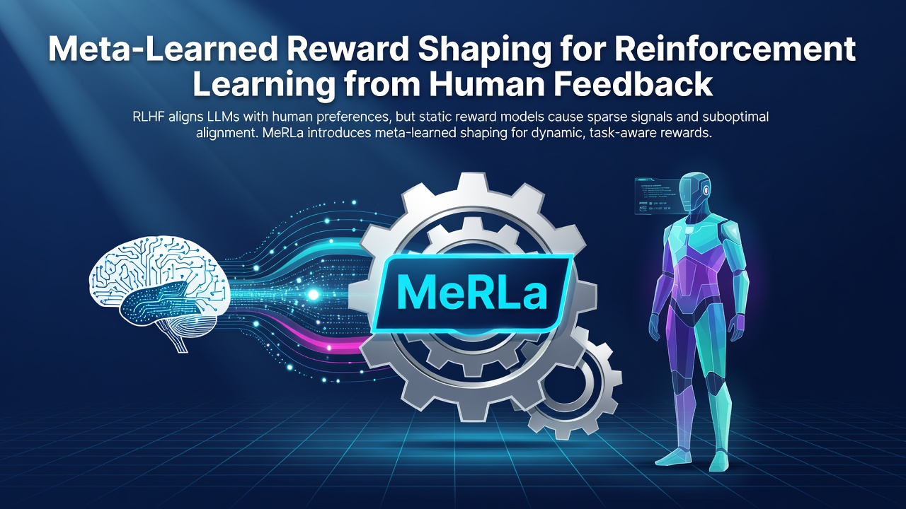 Meta-Learned Reward Shaping for Reinforcement Learning from Human Feedback