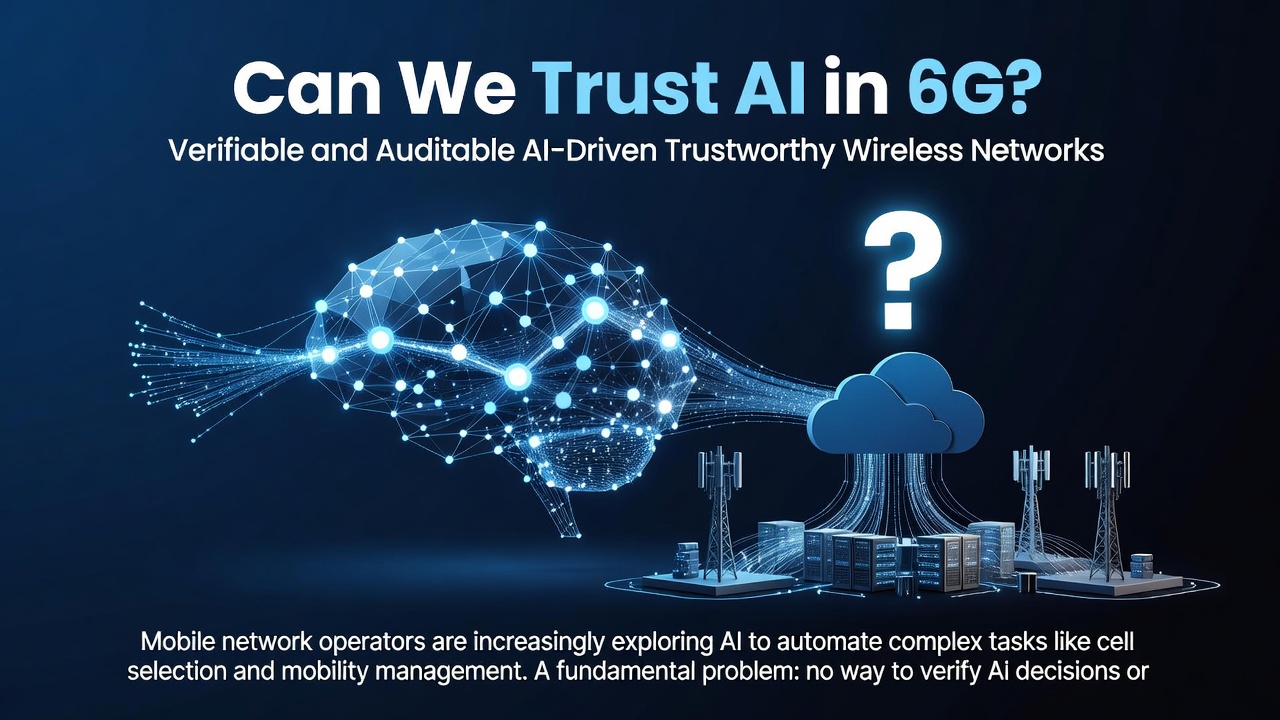 Can We Trust AI in 6G? Verifiable and Auditable AI-Driven Trustworthy Wireless Networks