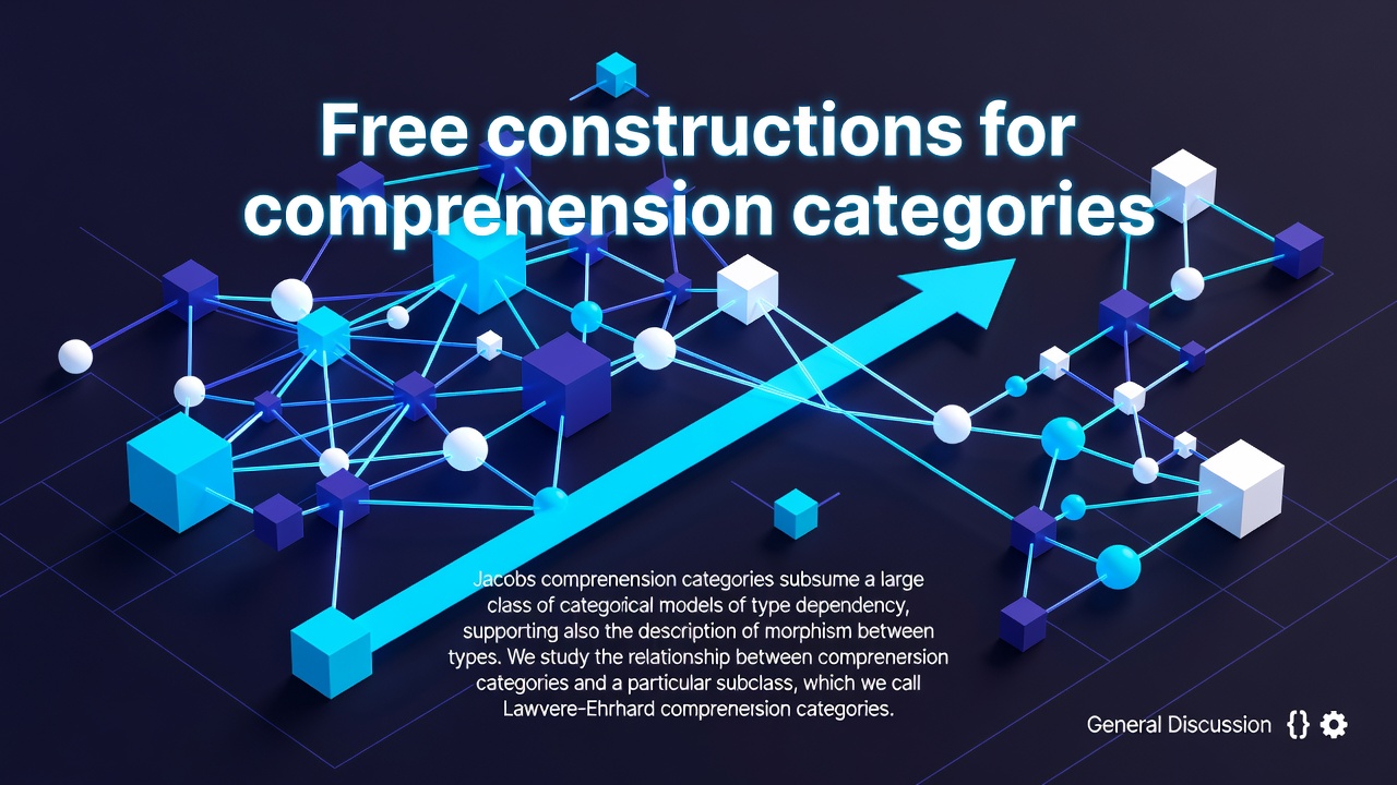 Free constructions for comprehension categories