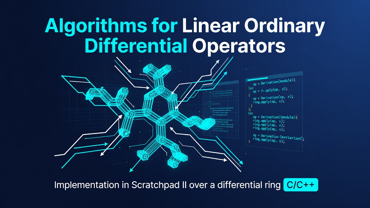 Algorithms for Linear Ordinary Differential Operators