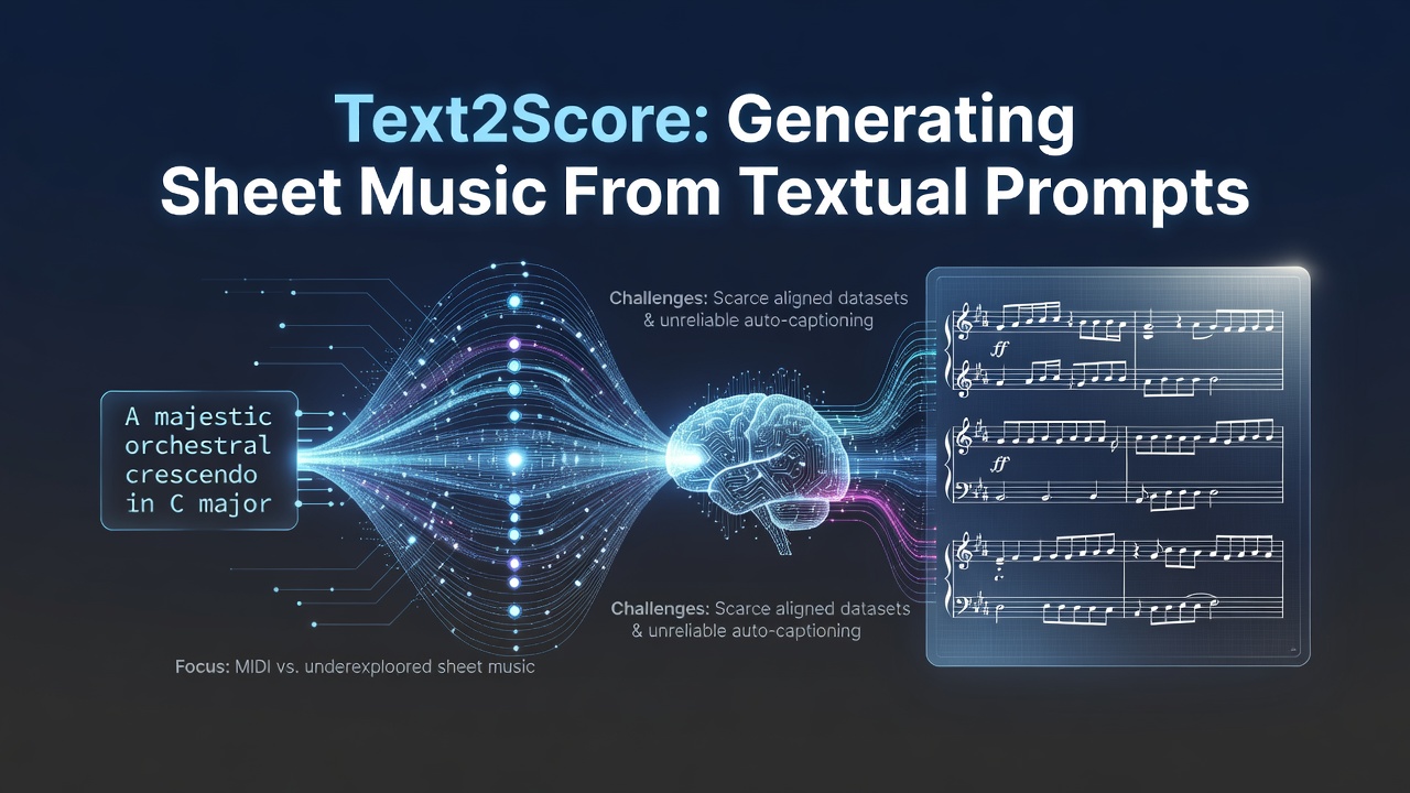Text2Score: Generating Sheet Music From Textual Prompts