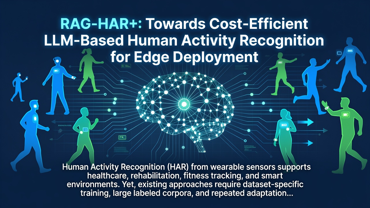 RAG-HAR+: Towards Cost-Efficient LLM-Based Human Activity Recognition for Edge Deployment
