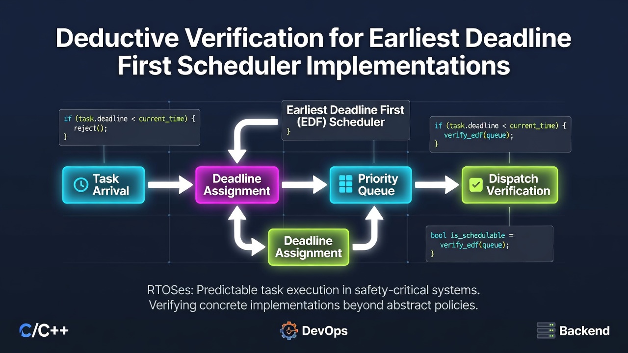 Deductive Verification for Earliest Deadline First Scheduler Implementations