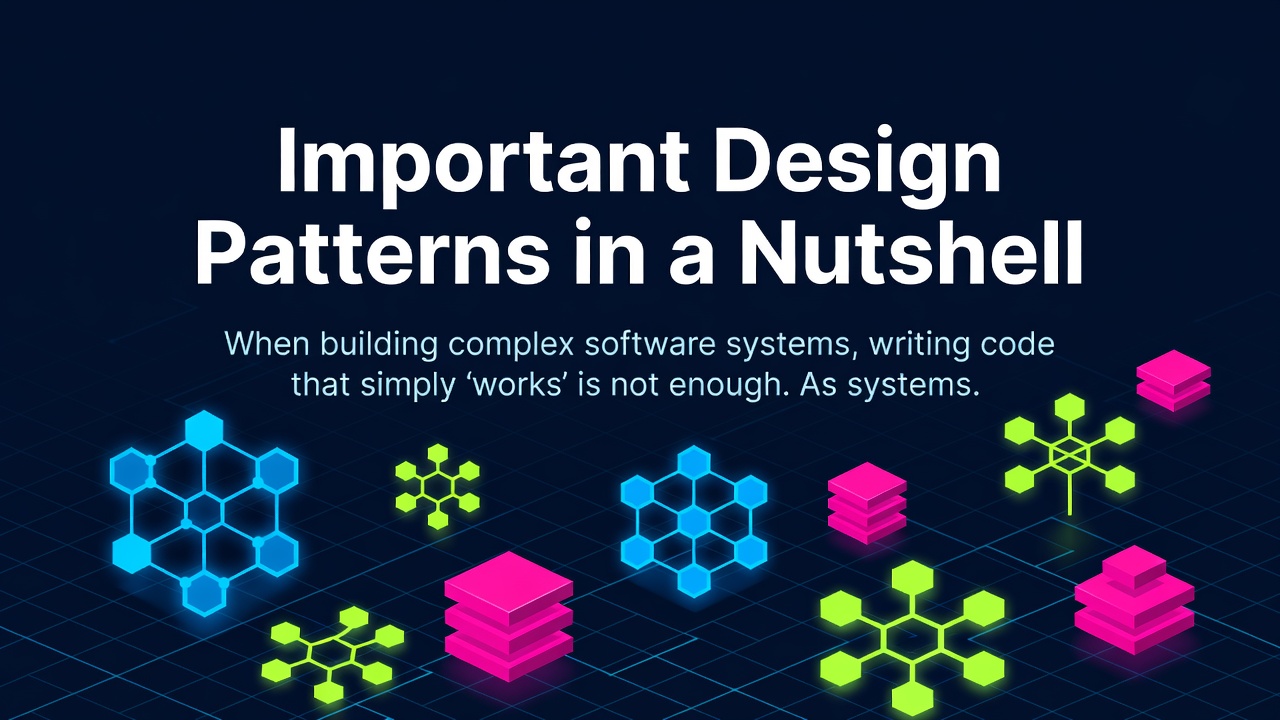 Important Design Patterns in a Nutshell